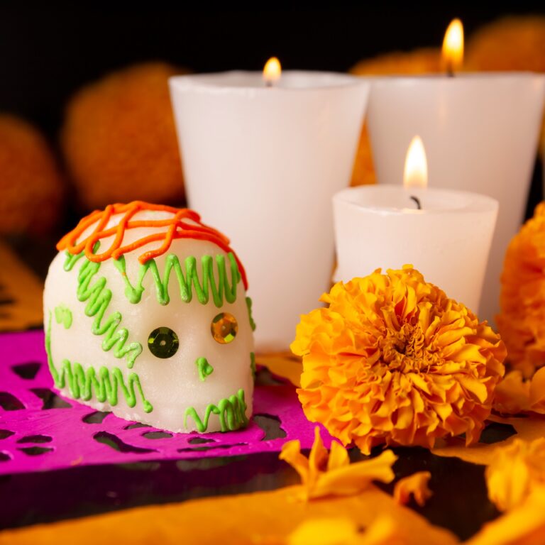 Celebración del día de muertos en México