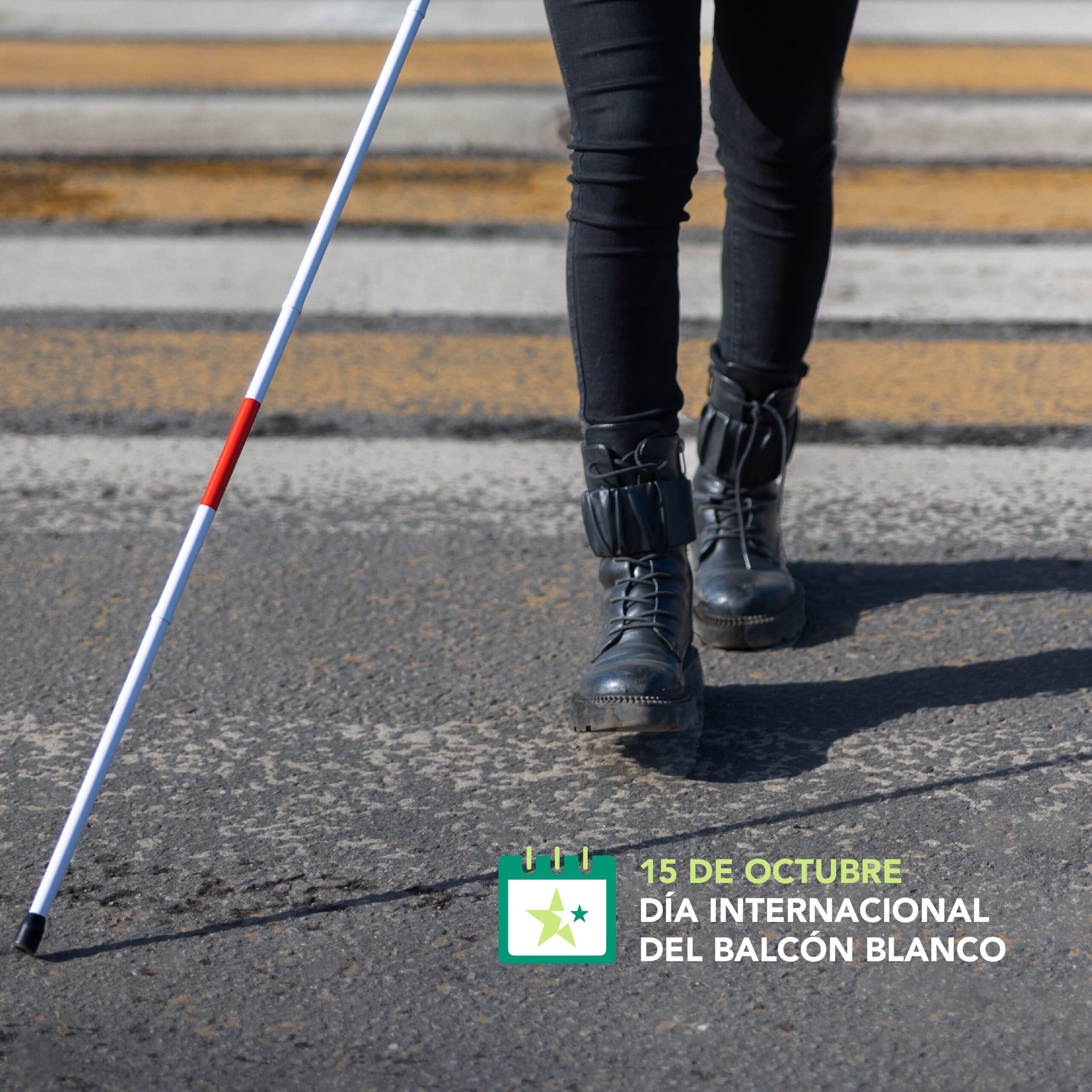 El Bastón Blanco, herramienta de independencia para la discapacidad visual