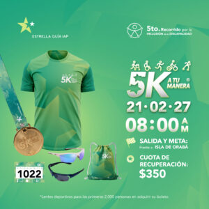Boleto 5K A TU MANERA