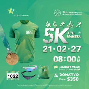 Boleto 5K A TU MANERA