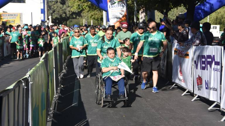 Culiacanenses se unen por la inclusión de la discapacidad recorriendo ‘5K a tu manera’ 