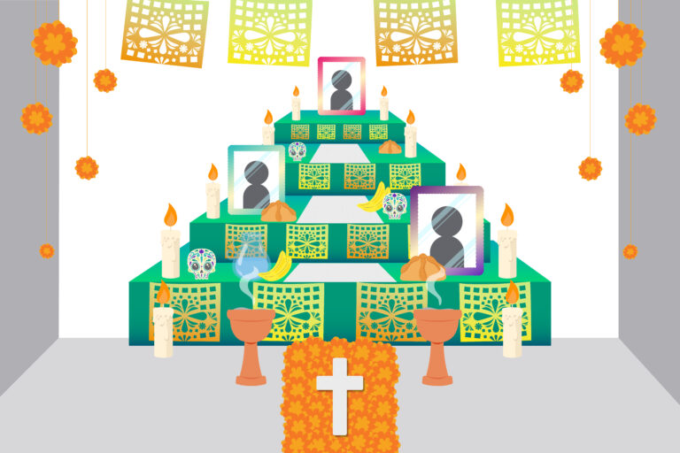 Día de muertos una tradición mexicana para honrar a los seres queridos.